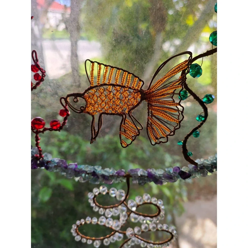 Handmade Goldfish Suncatcher - Picture 6 of 6